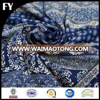 Custom chinese 100% viscose printed fabric with your own designs